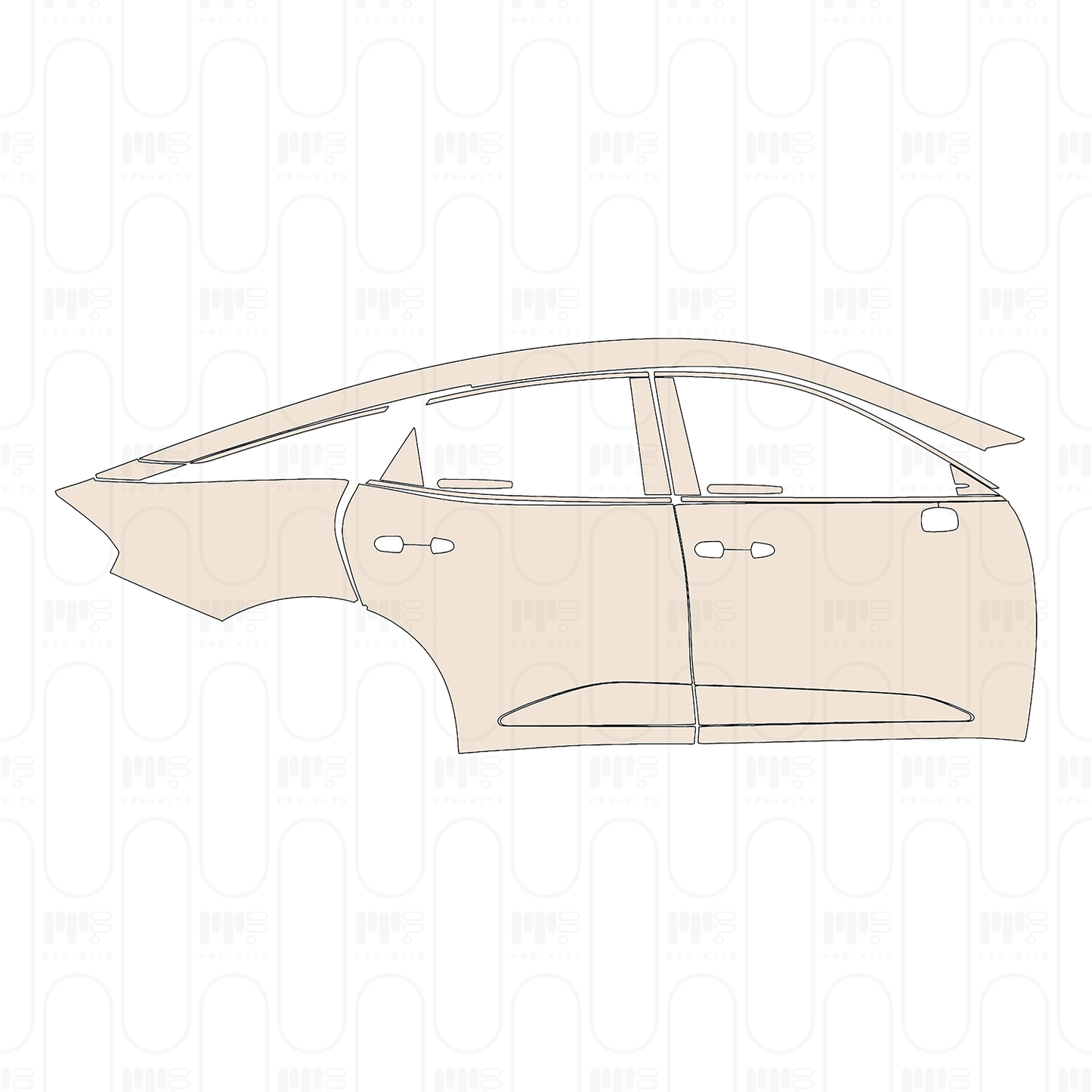 Pre-Cut PPF Toyota Crown 2023