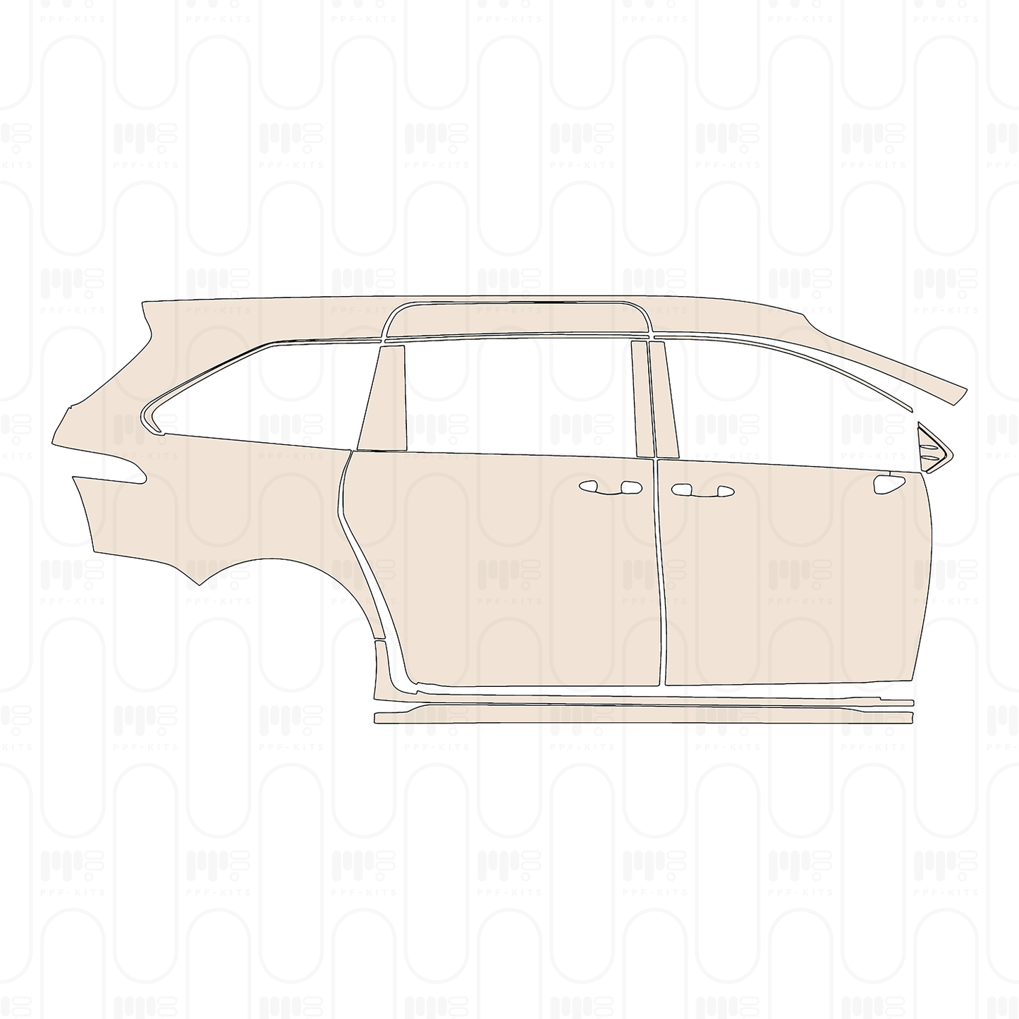 PPF precortado Toyota Sienna Platinum 2022