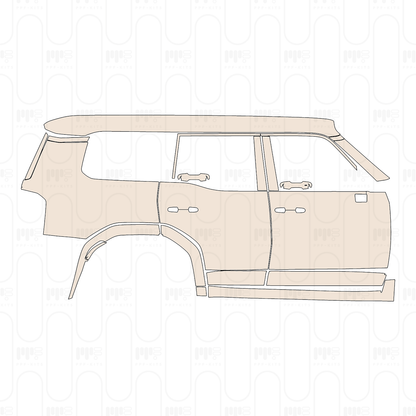 Pre-Cut PPF Toyota Prado Wild version 2025