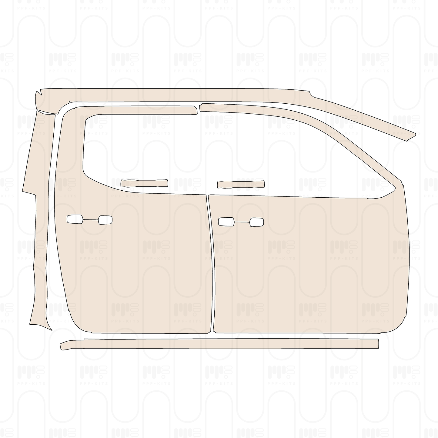PPF precortado Toyota Tacoma Double Cab TRD Pro 2024