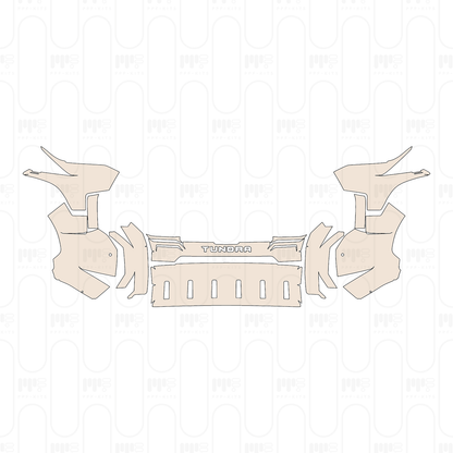 Pre-Cut PPF Toyota Tundra CrewMax SR5 2022