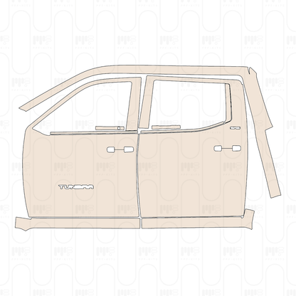 Pre-Cut PPF Toyota Tundra CrewMax SR5 2022