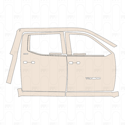 Pre-Cut PPF Toyota Tundra CrewMax SR5 2022