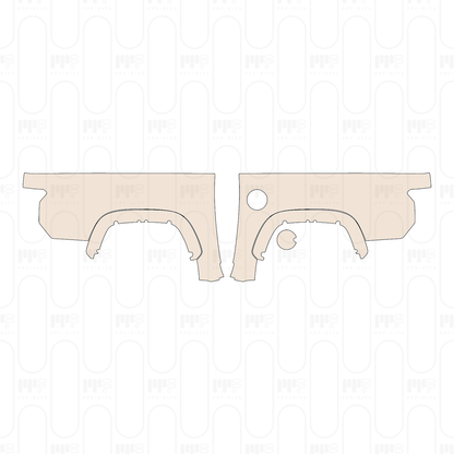 Pre-Cut PPF Toyota Tundra CrewMax SR5 2022