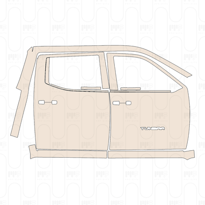 Pre-Cut PPF Toyota Tundra CrewMax SR 2023