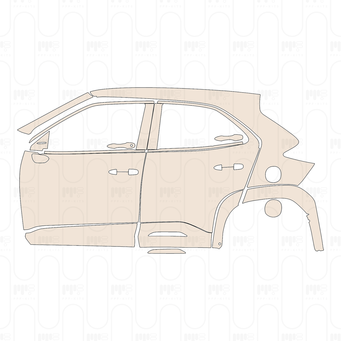 PPF precortado Toyota Yaris Cross Icon 2022
