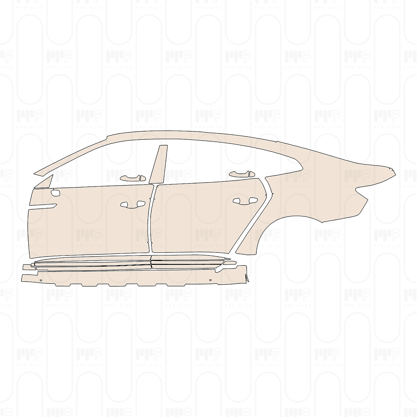 PPF precortado Volkswagen Arteon Sedan R-Line 2023