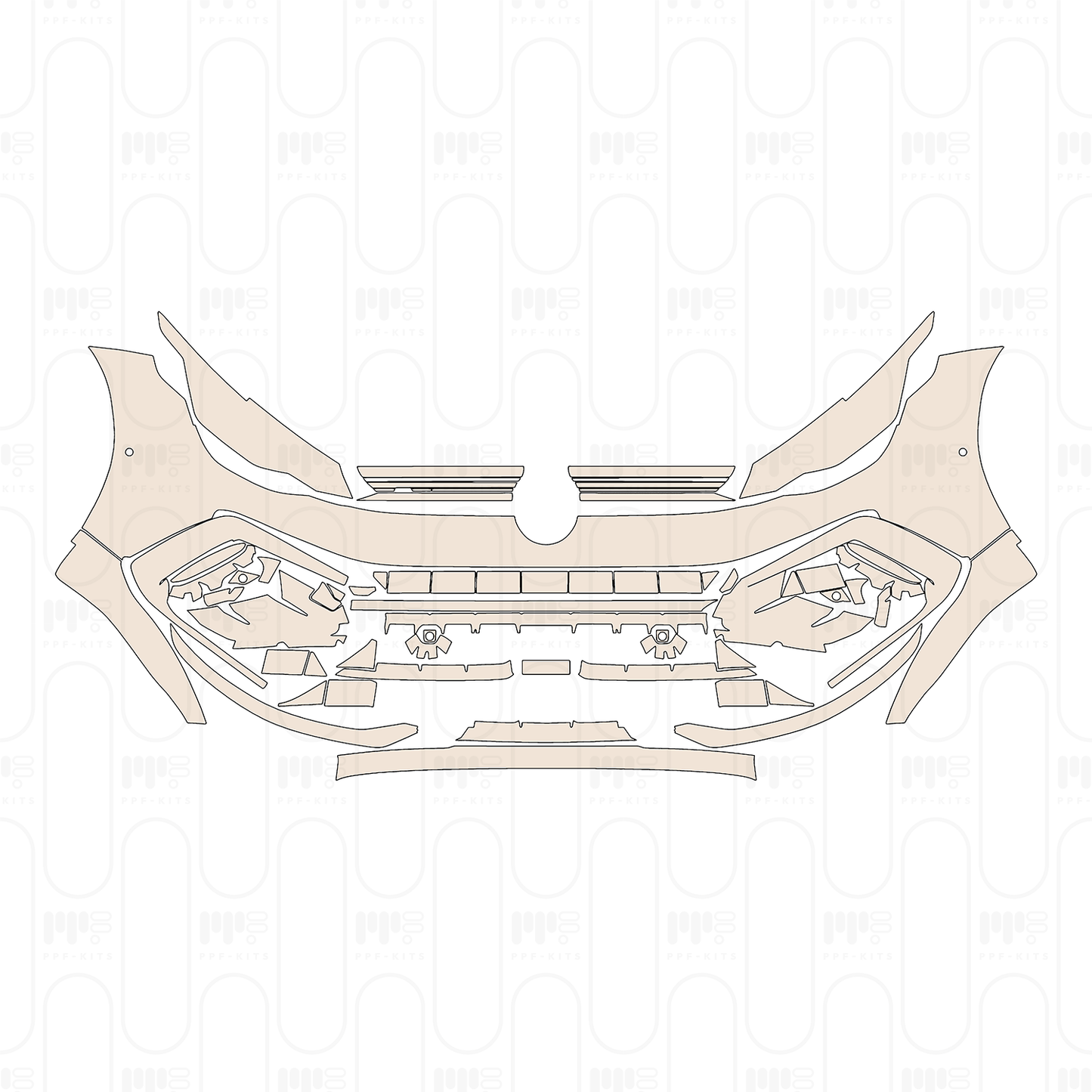 PPF precortado Volkswagen Golf R 2025