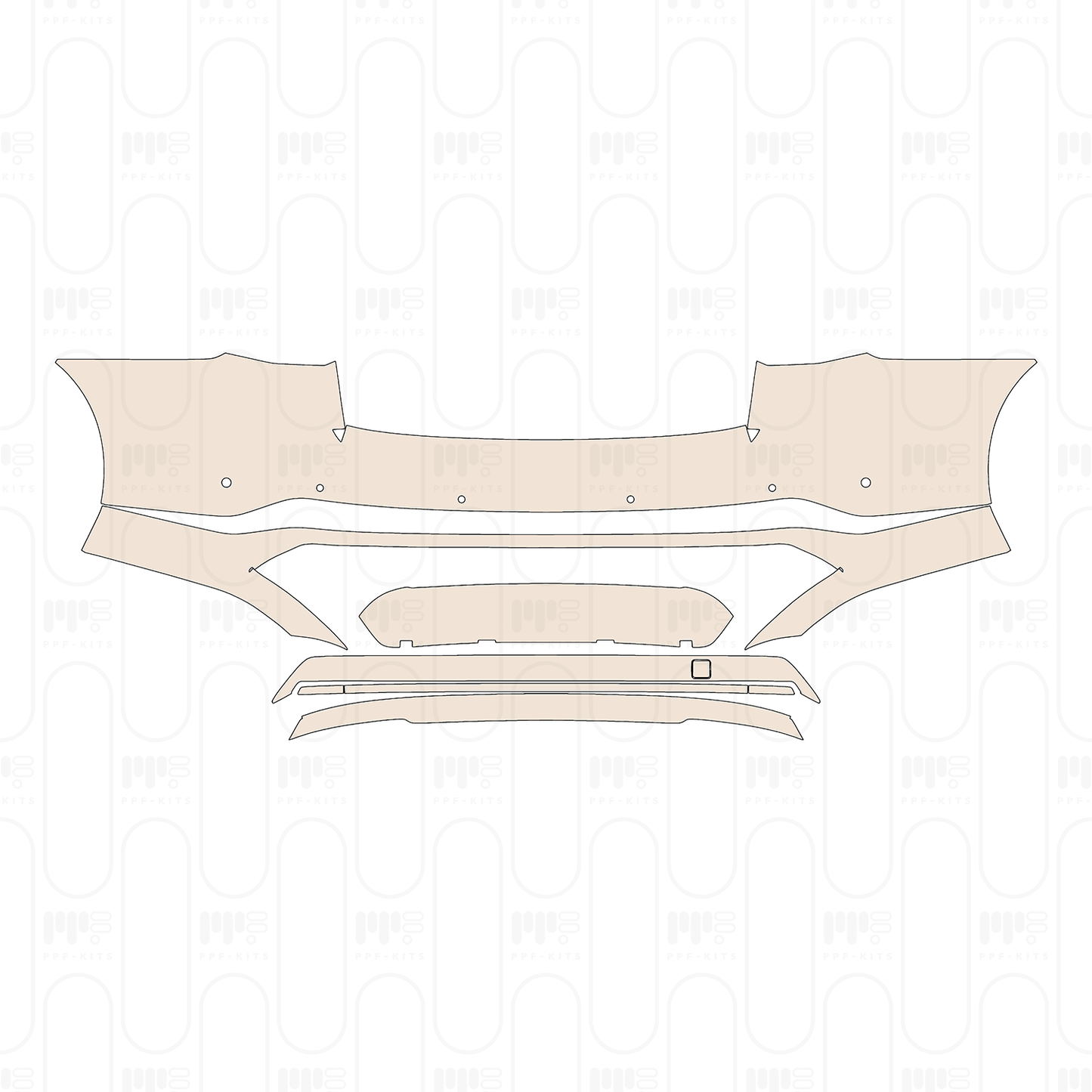 Pre-Cut PPF Volkswagen ID.7 VIZZION (CN) 2023