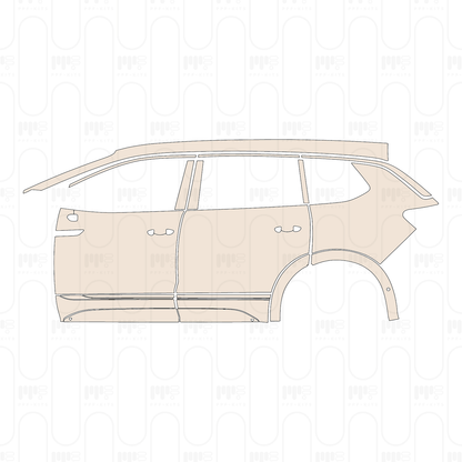 Pre-Cut PPF Volkswagen Talagon R-Line 2023