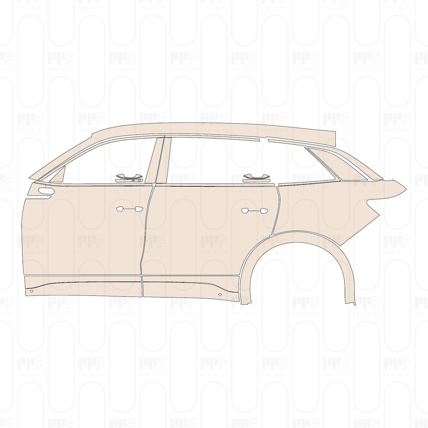 PPF precortado Volkswagen Tavendor R-Line 2023