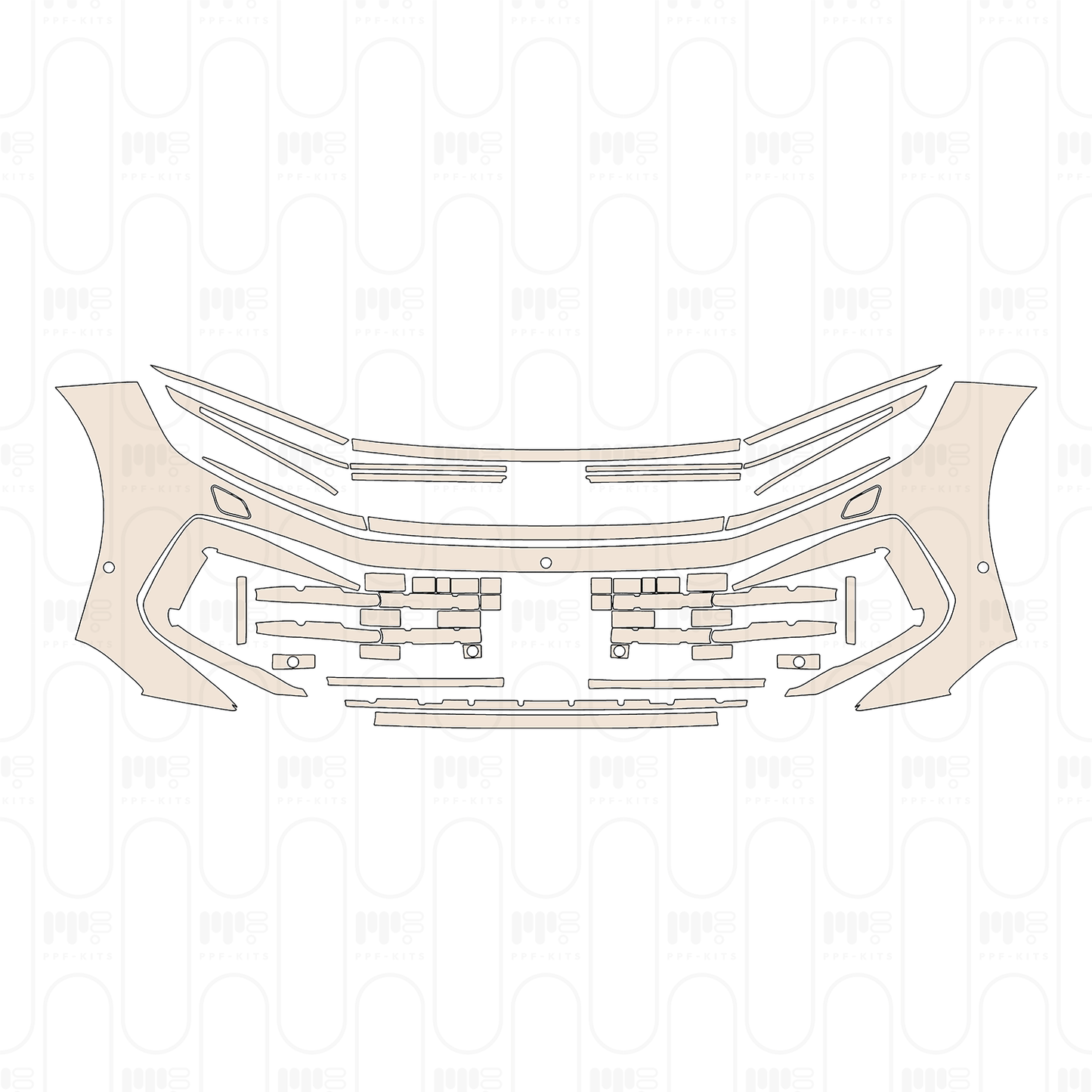 PPF precortado Volkswagen Touareg R 2024