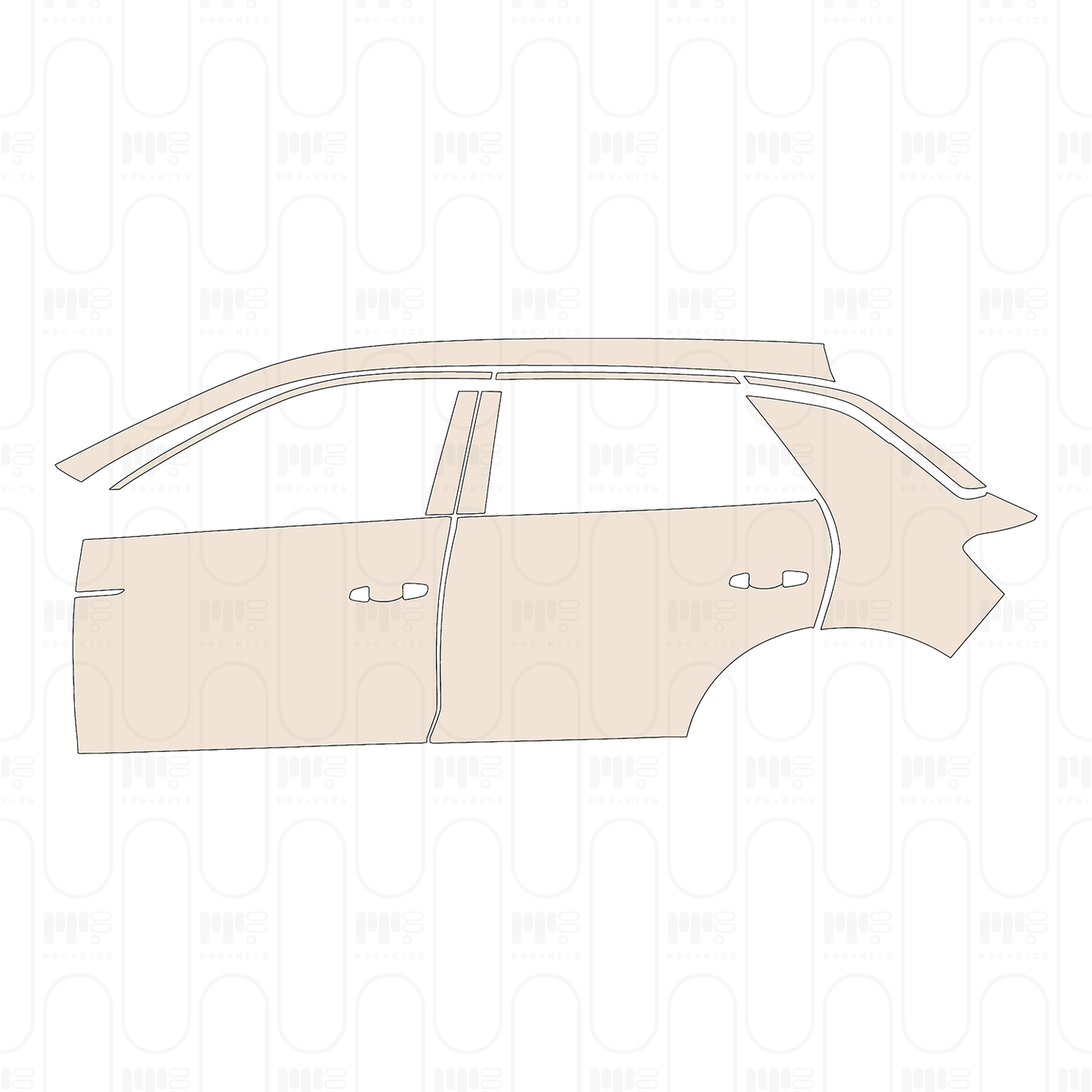 Pre-Cut PPF Volkswagen T-ROC Base 2023