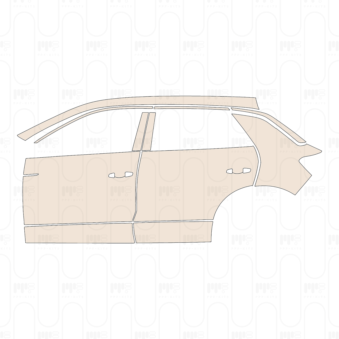 Pre-Cut PPF Volkswagen T-ROC R-Line 2022