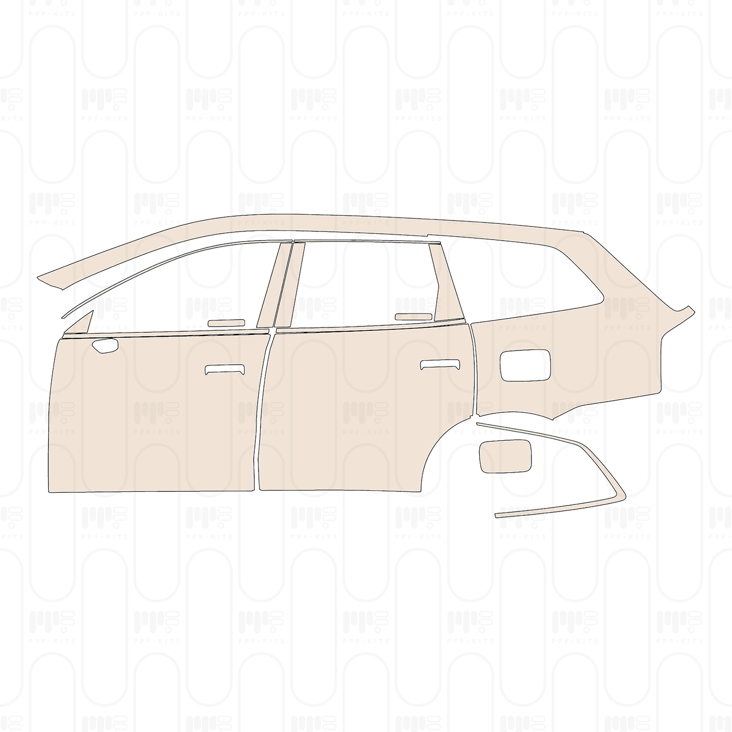 Pre-Cut PPF Volvo EX90 2025