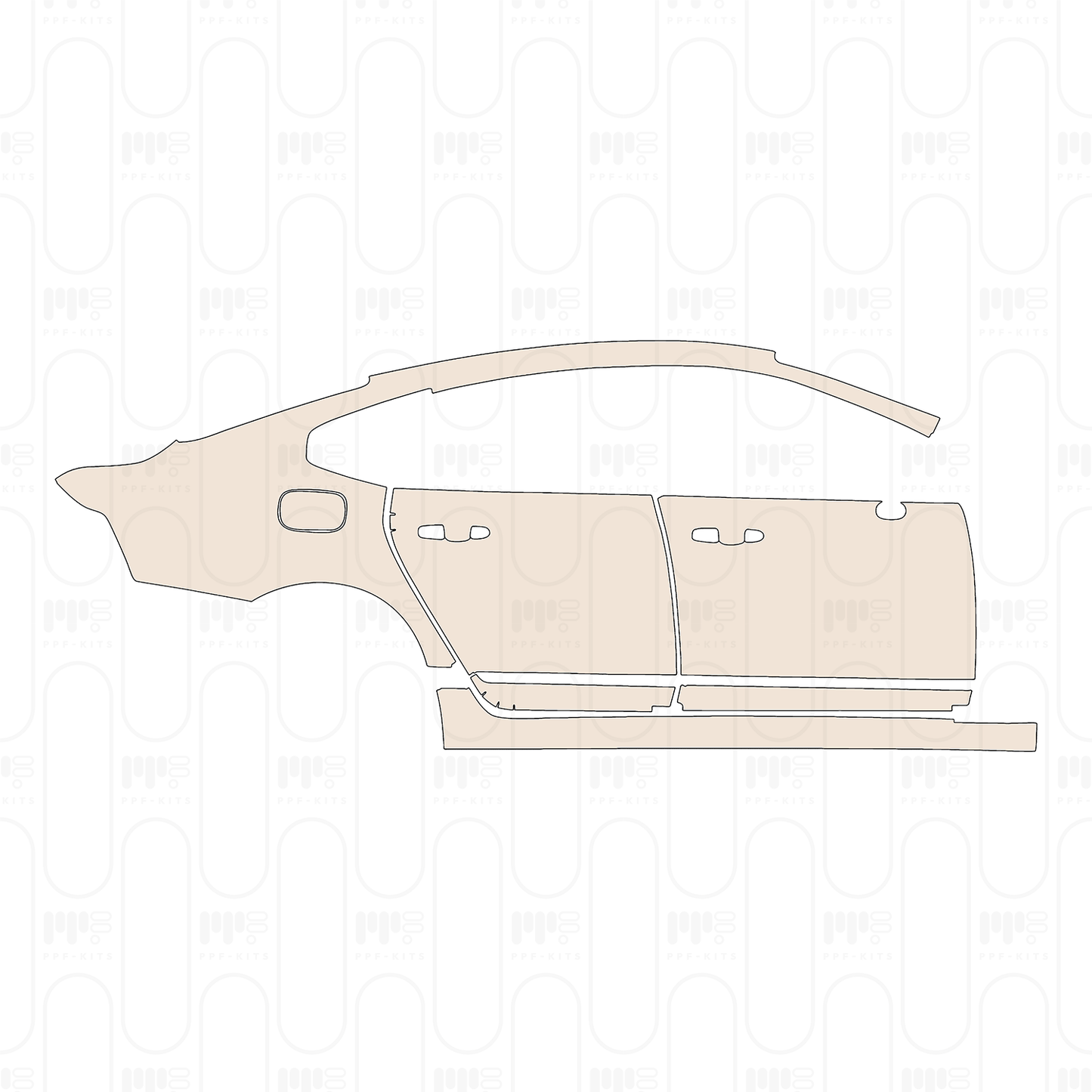 Pre-Cut PPF Volvo S90 Standard Wheelbase Inscription 2022
