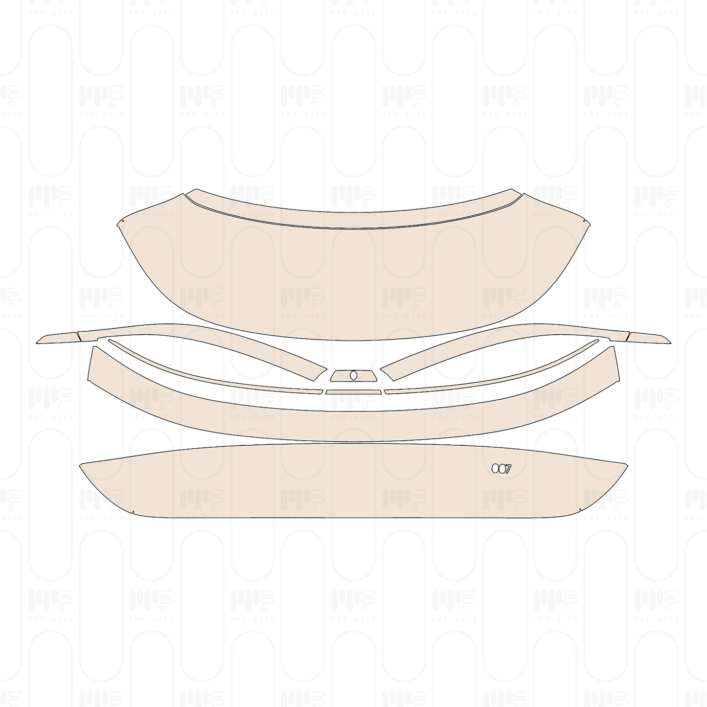 PPF precortado Zeekr 007 2024