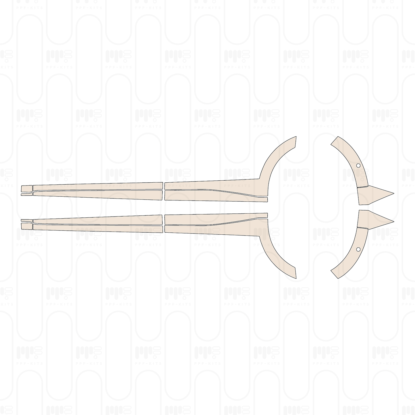 PPF precortado Zeekr 007 2024