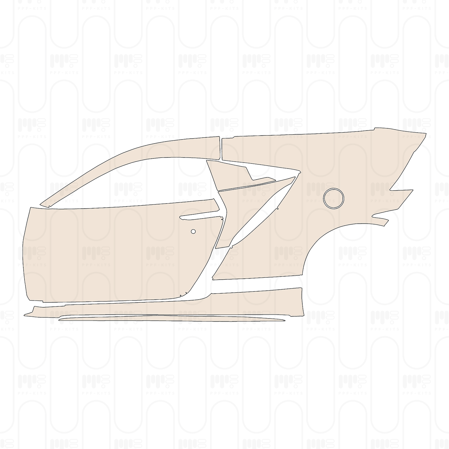 Pre-Cut PPF Acura NSX 2023