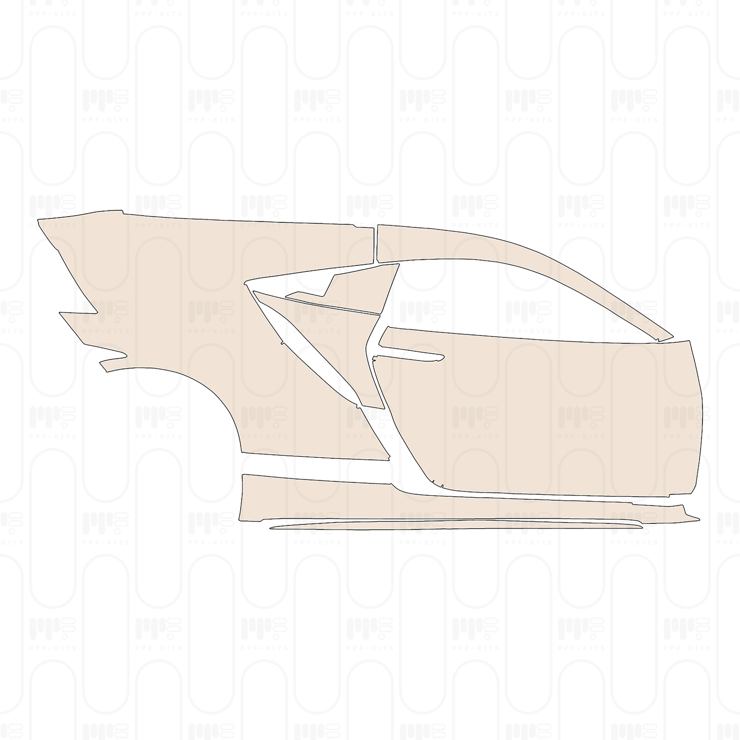 Pre-Cut PPF Acura NSX 2023