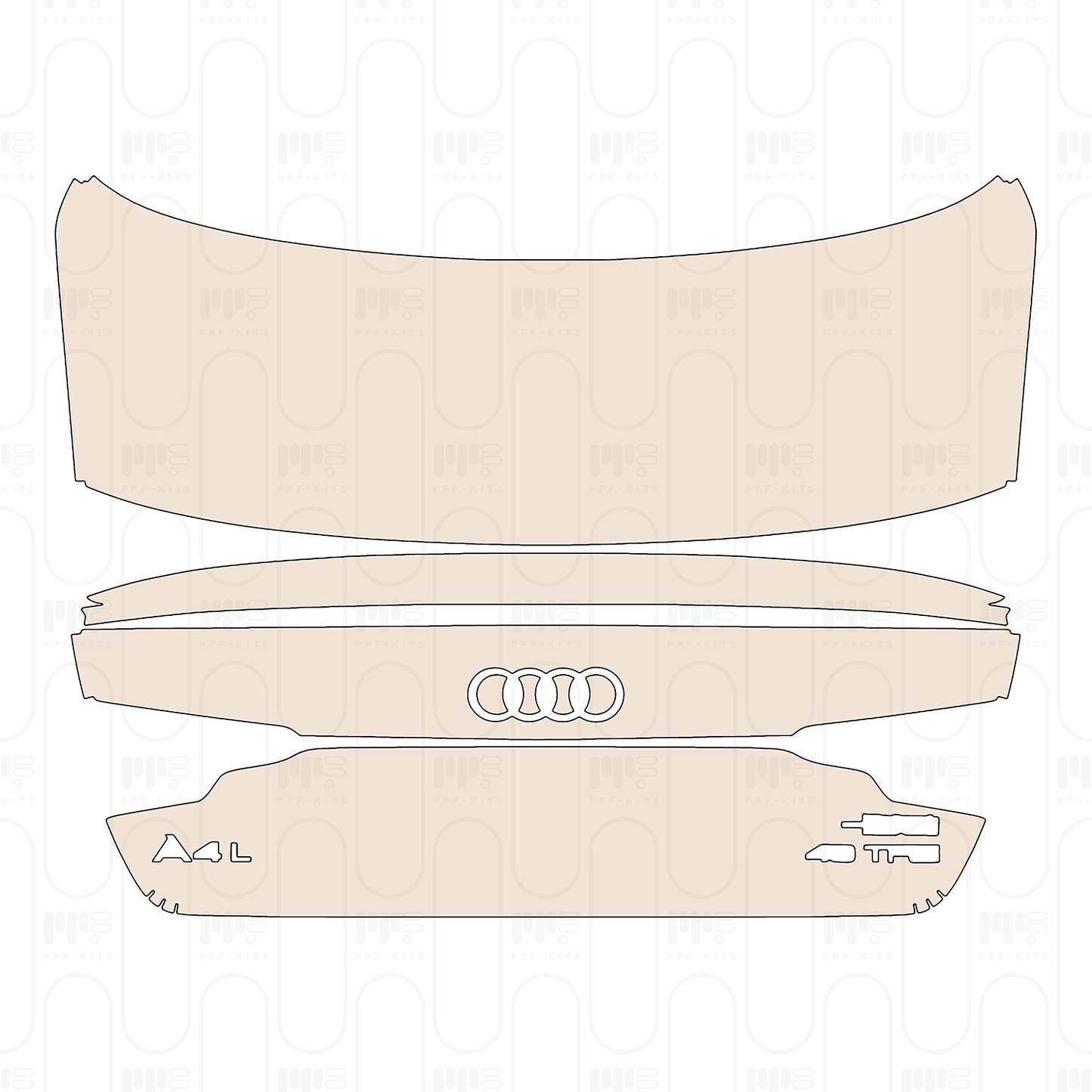 PPF precortado Audi A4 A4L Sedan S-Line 2022