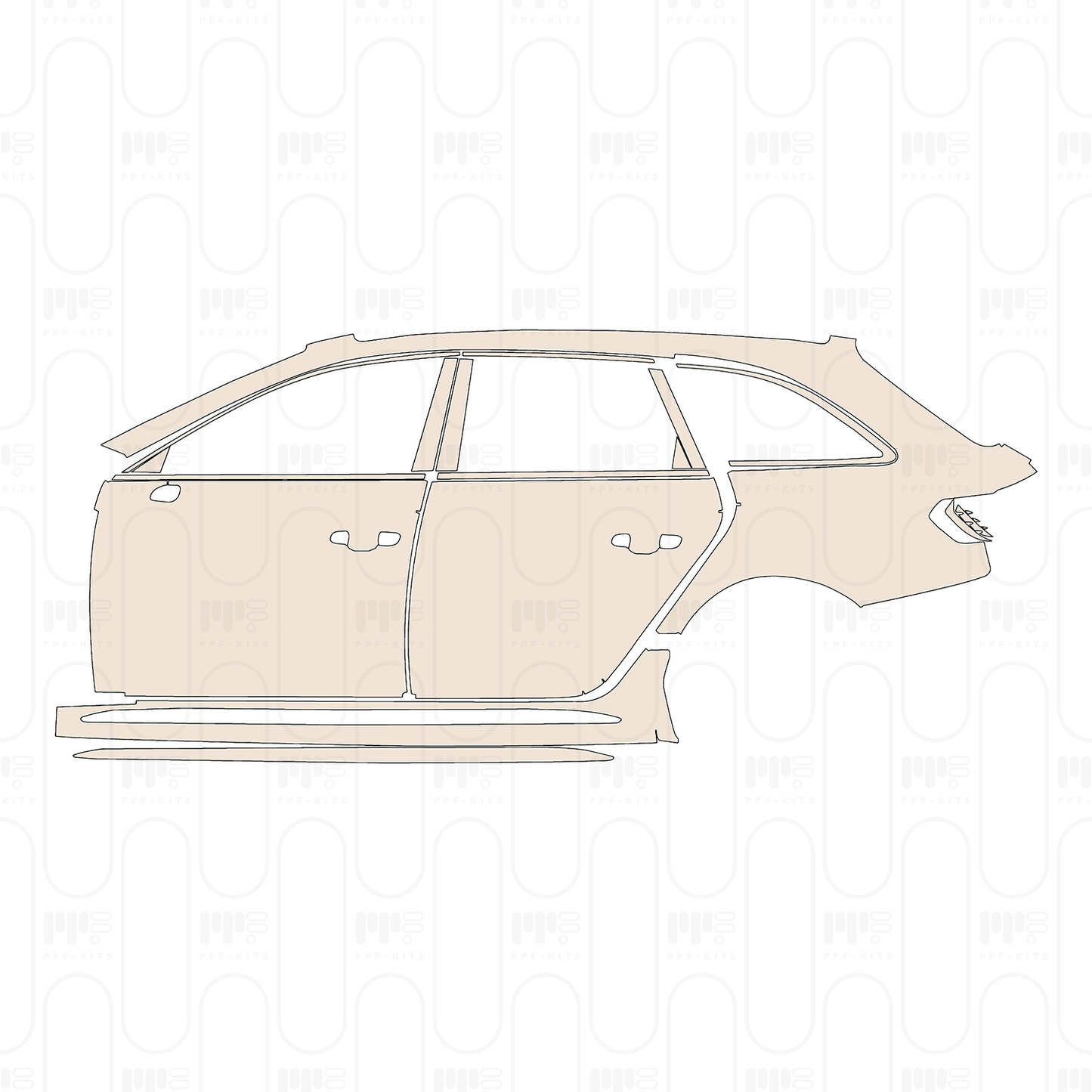 PPF precortado Audi A4 RS4 Avant 2022