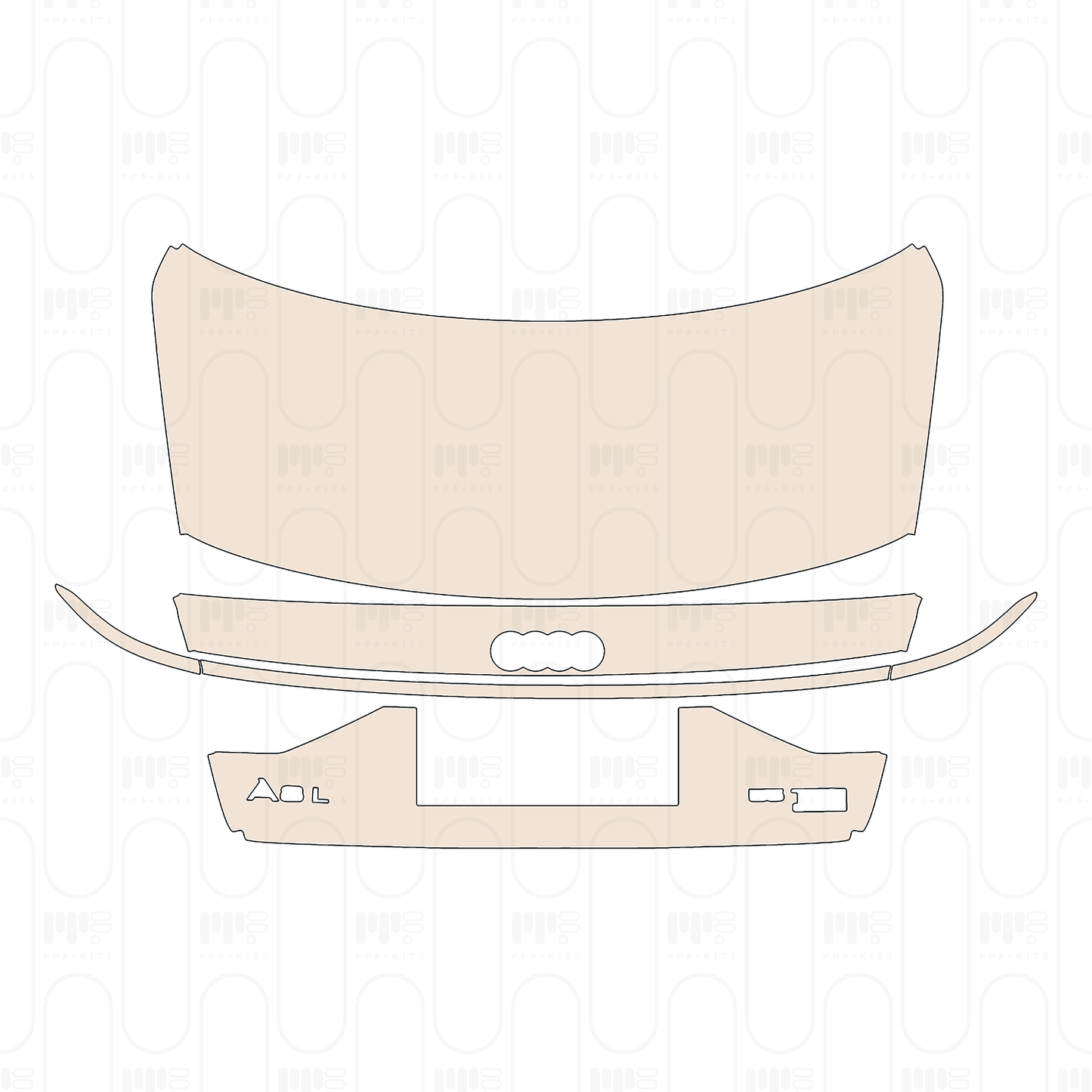 PPF precortado Audi A8 L (Extended Wheelbase) Base 2023