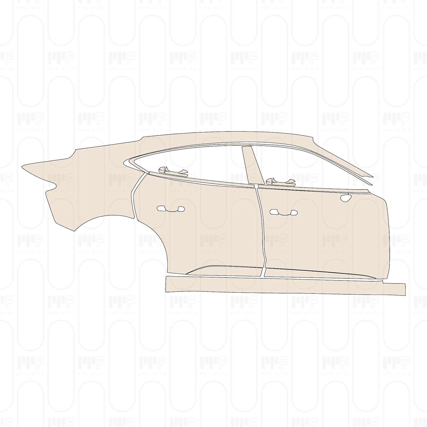 PPF precortado Audi e-tron GT e-tron GT 2022