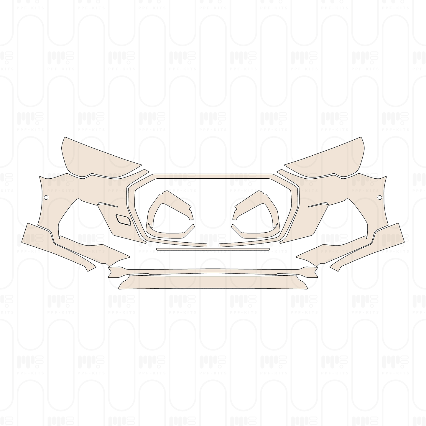 PPF precortado Audi Q3 Sportback Base 2022