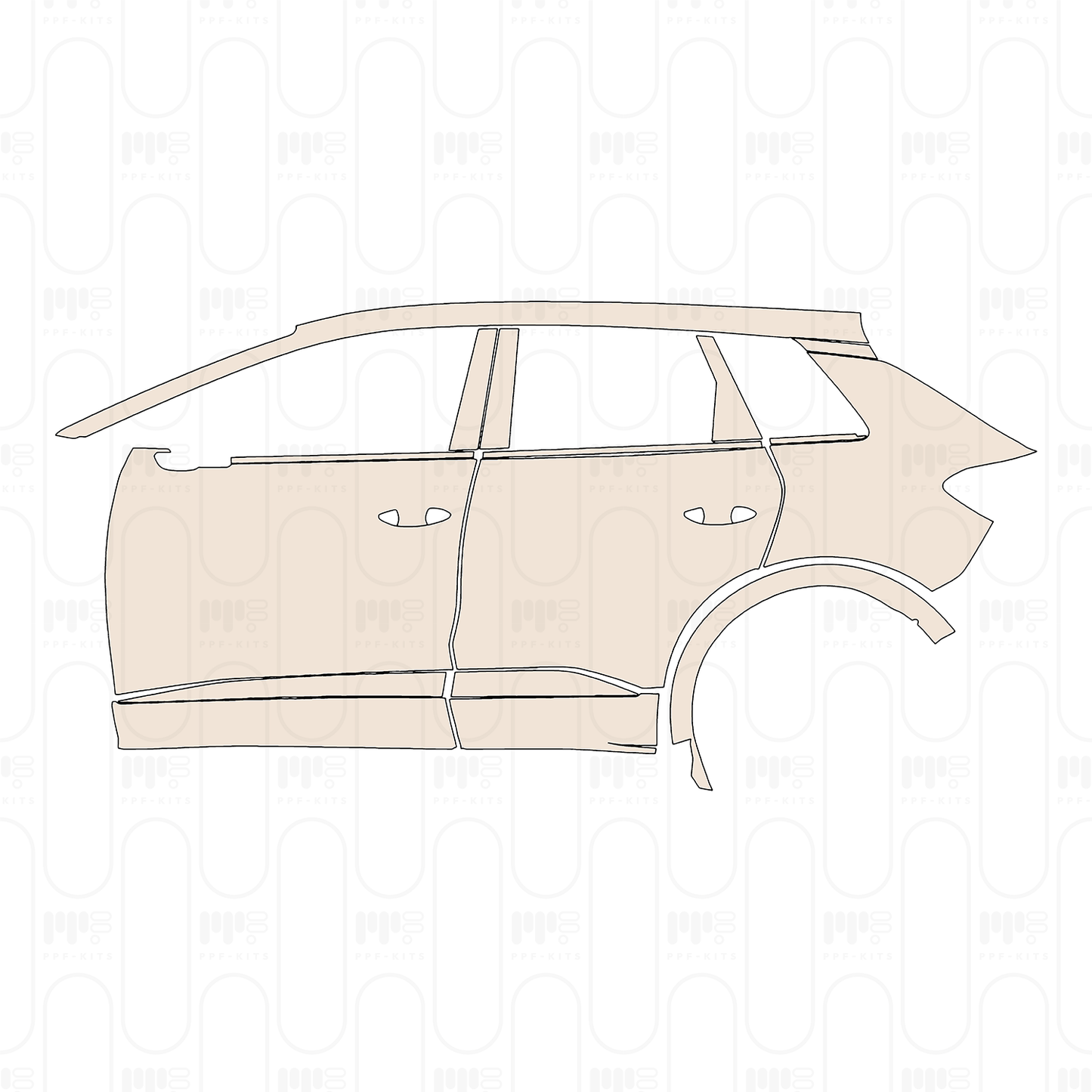 Pre-Cut PPF Audi Q4 e-tron SUV Sport 2024