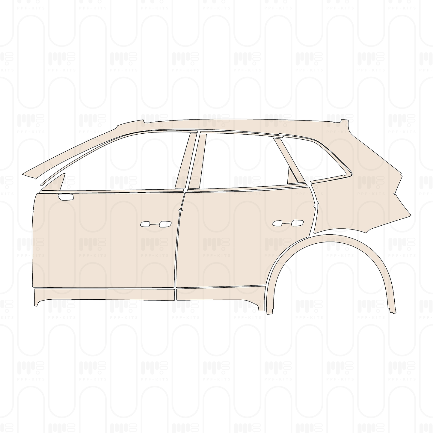 Pre-Cut PPF Audi Q5 Standard Wheelbase Base 2022