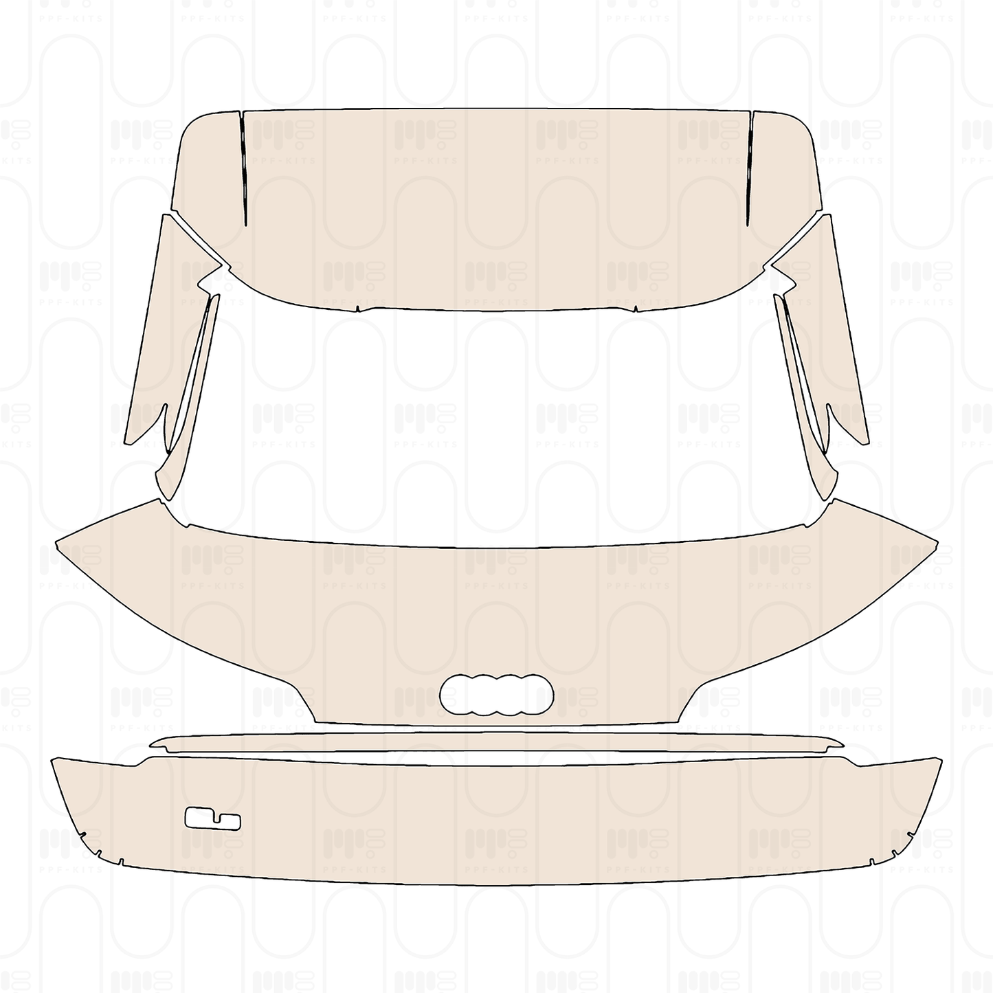 PPF precortado Audi Q5 Sportback (Standard Wheelbase) 2022