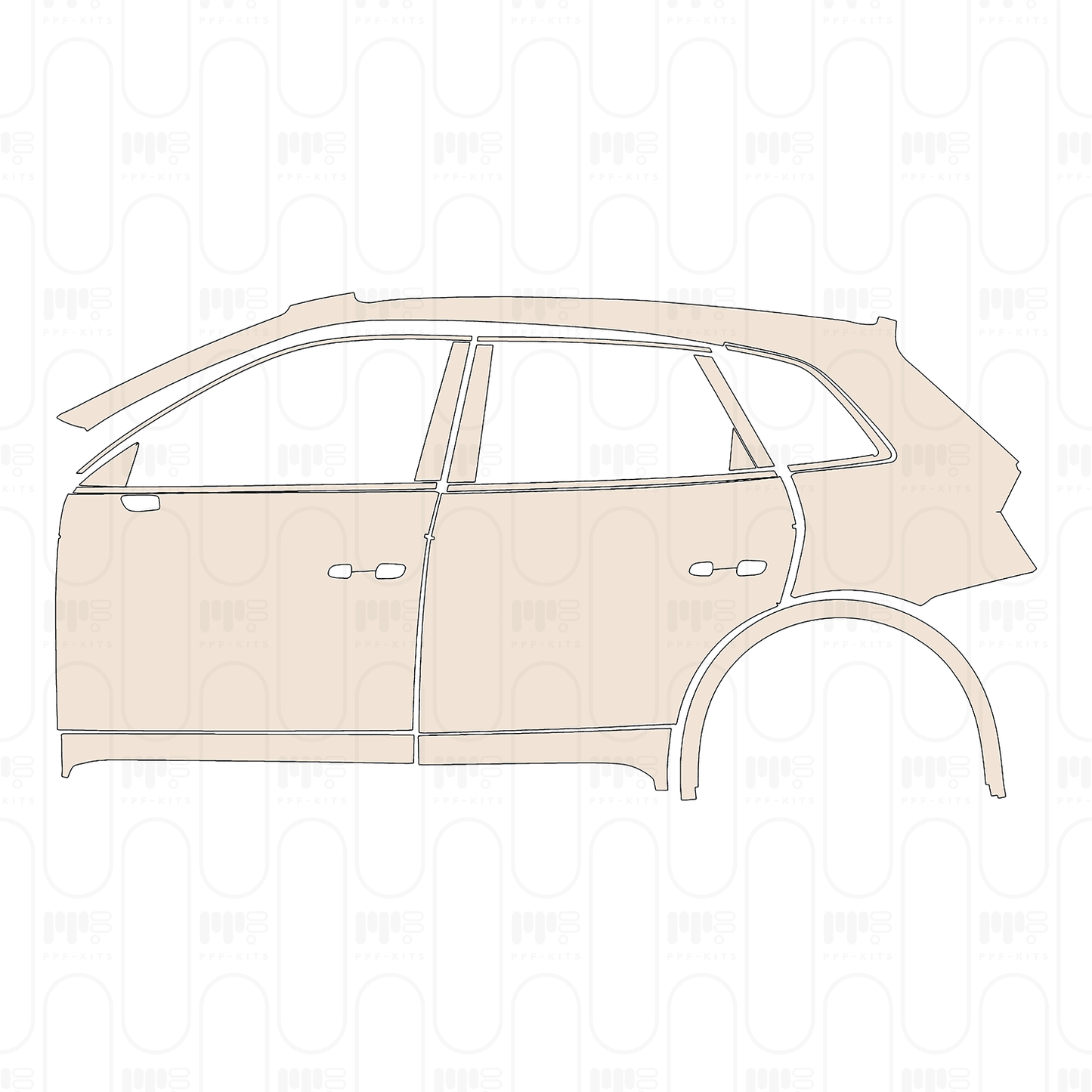 PPF precortado Audi Q5 Extended Wheelbase Base 2022