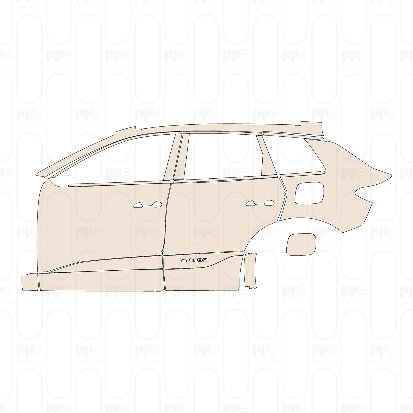 PPF precortado Audi Q6 e-tron SUV Base 2024