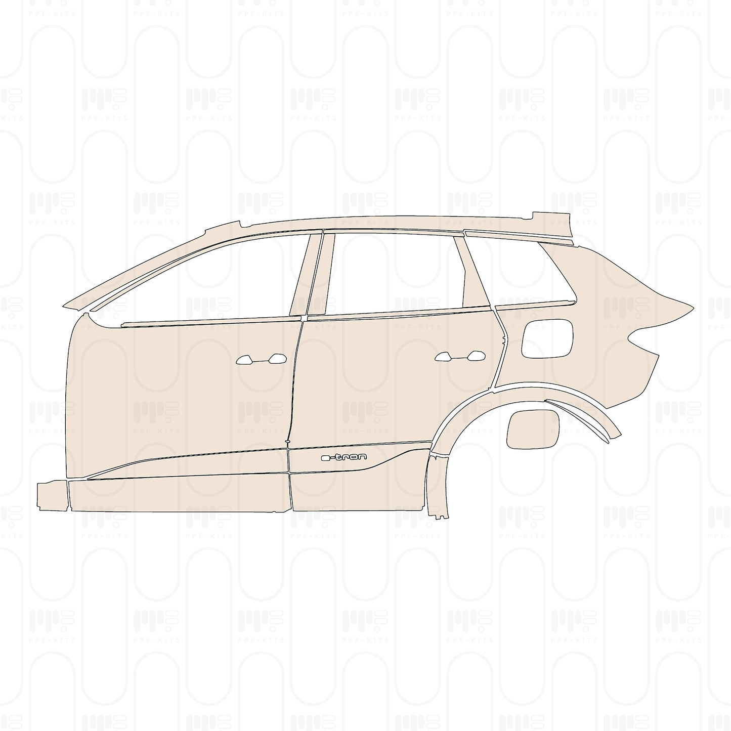PPF precortado Audi Q6 e-tron SUV S-Line 2024