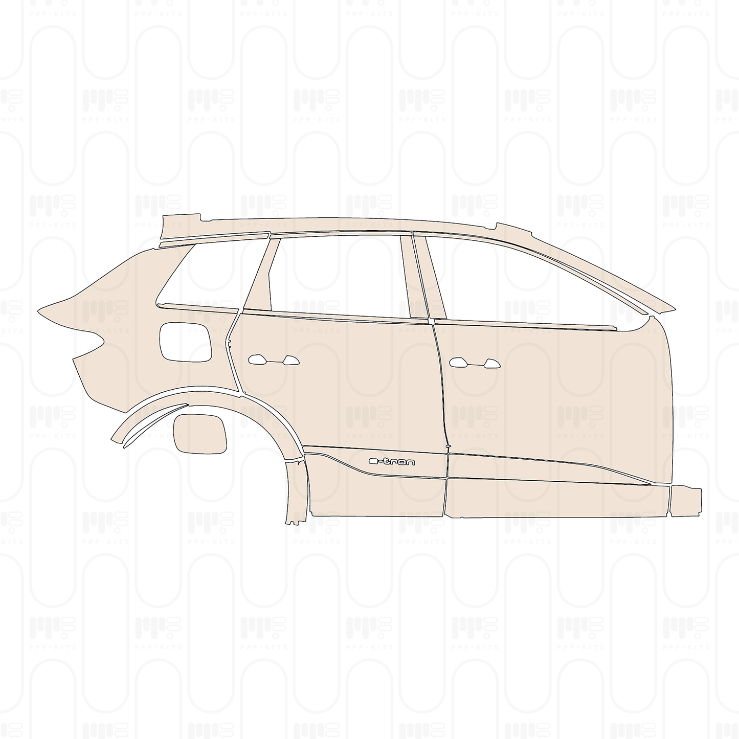 PPF precortado Audi Q6 e-tron SUV S-Line 2024