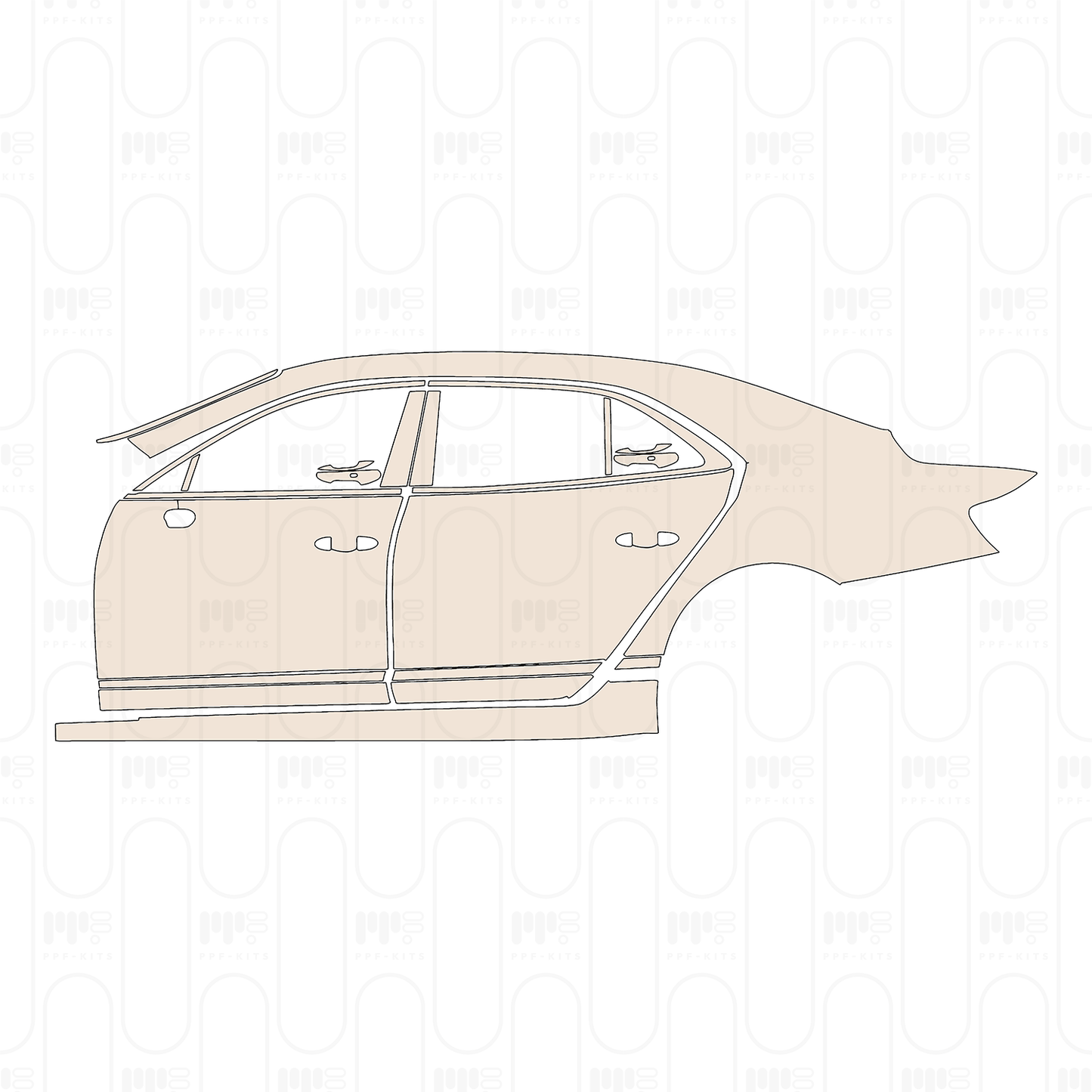 PPF precortado Bentley Flying Spur V8 2023