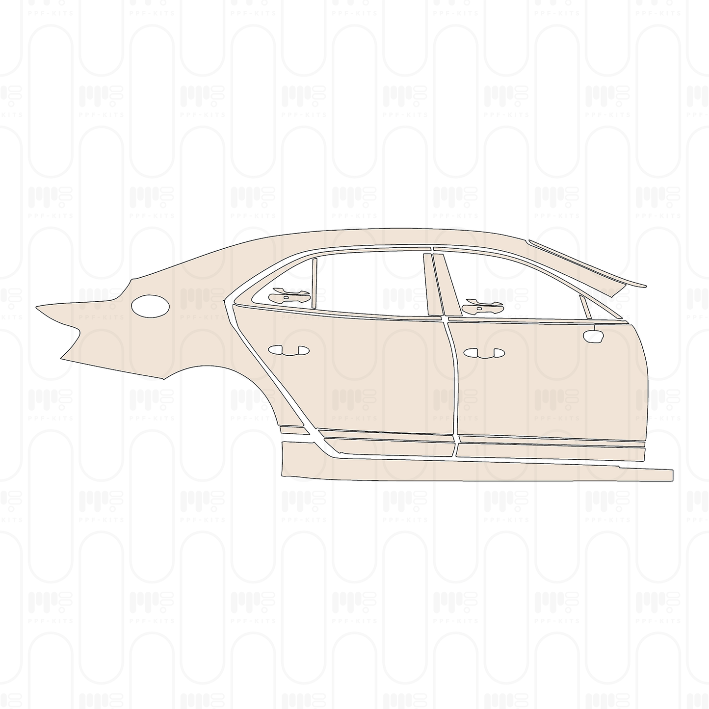 PPF precortado Bentley Flying Spur V8 2023