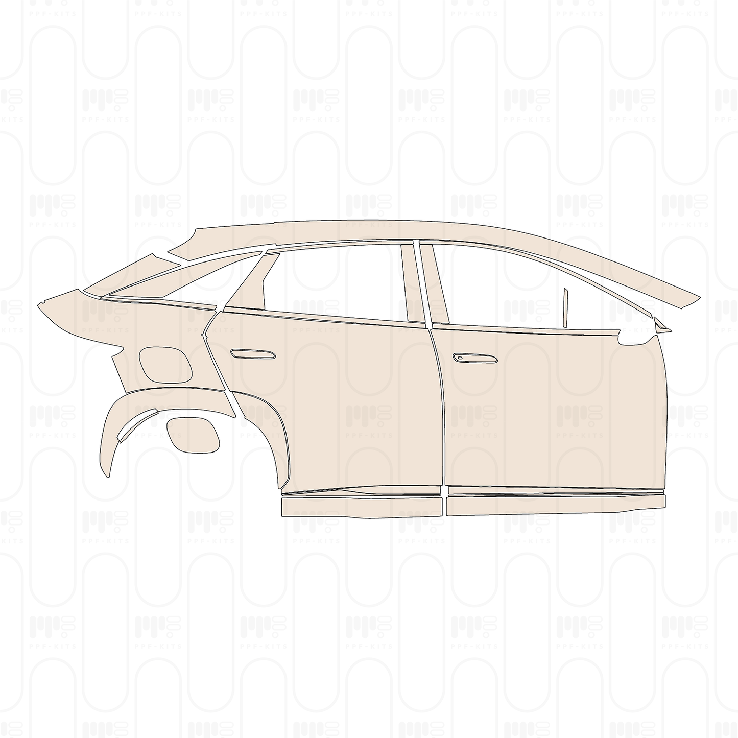 Pre-Cut PPF BYD Sealion 7 EV 2024