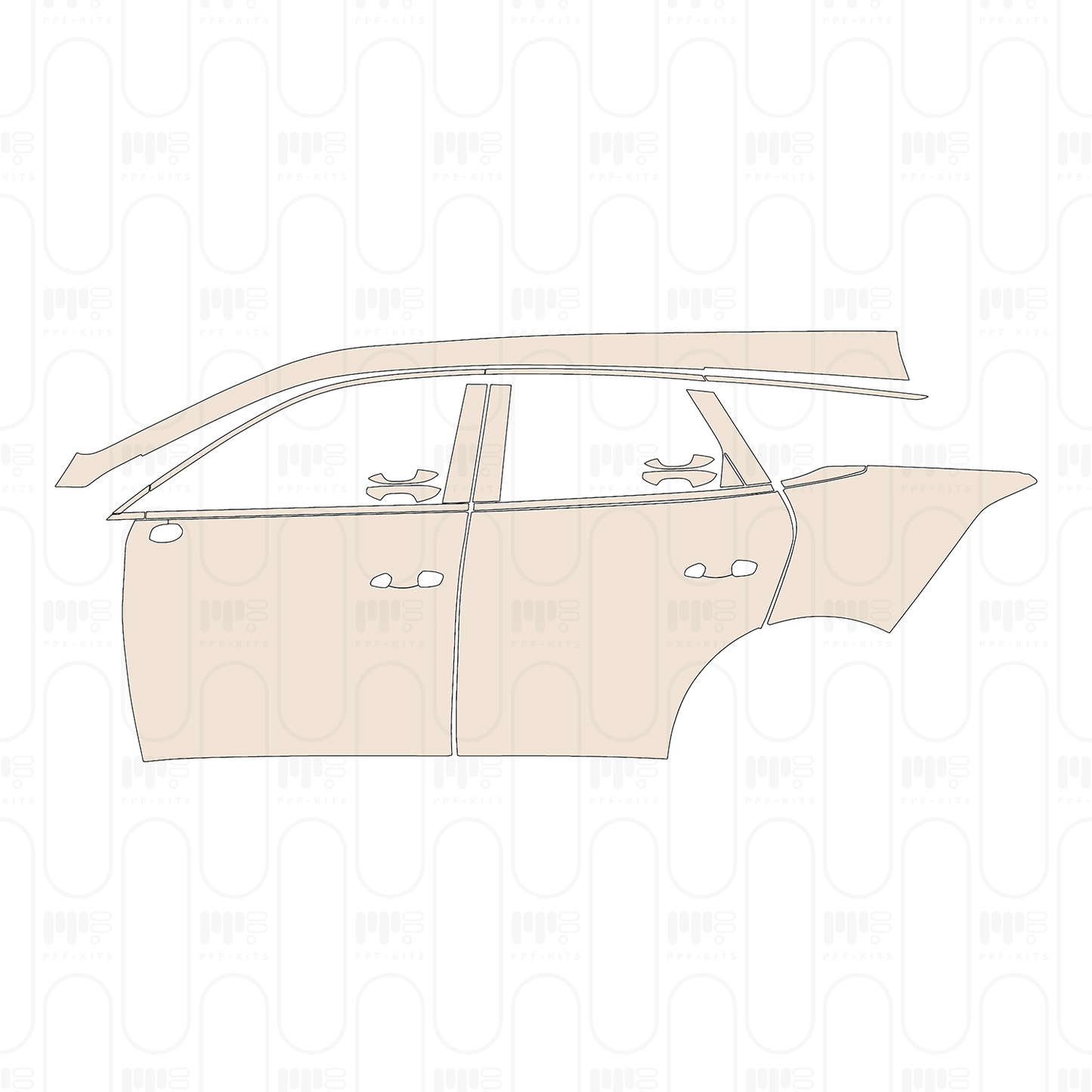 Pre-Cut PPF BYD TANG (EU) EV 2022