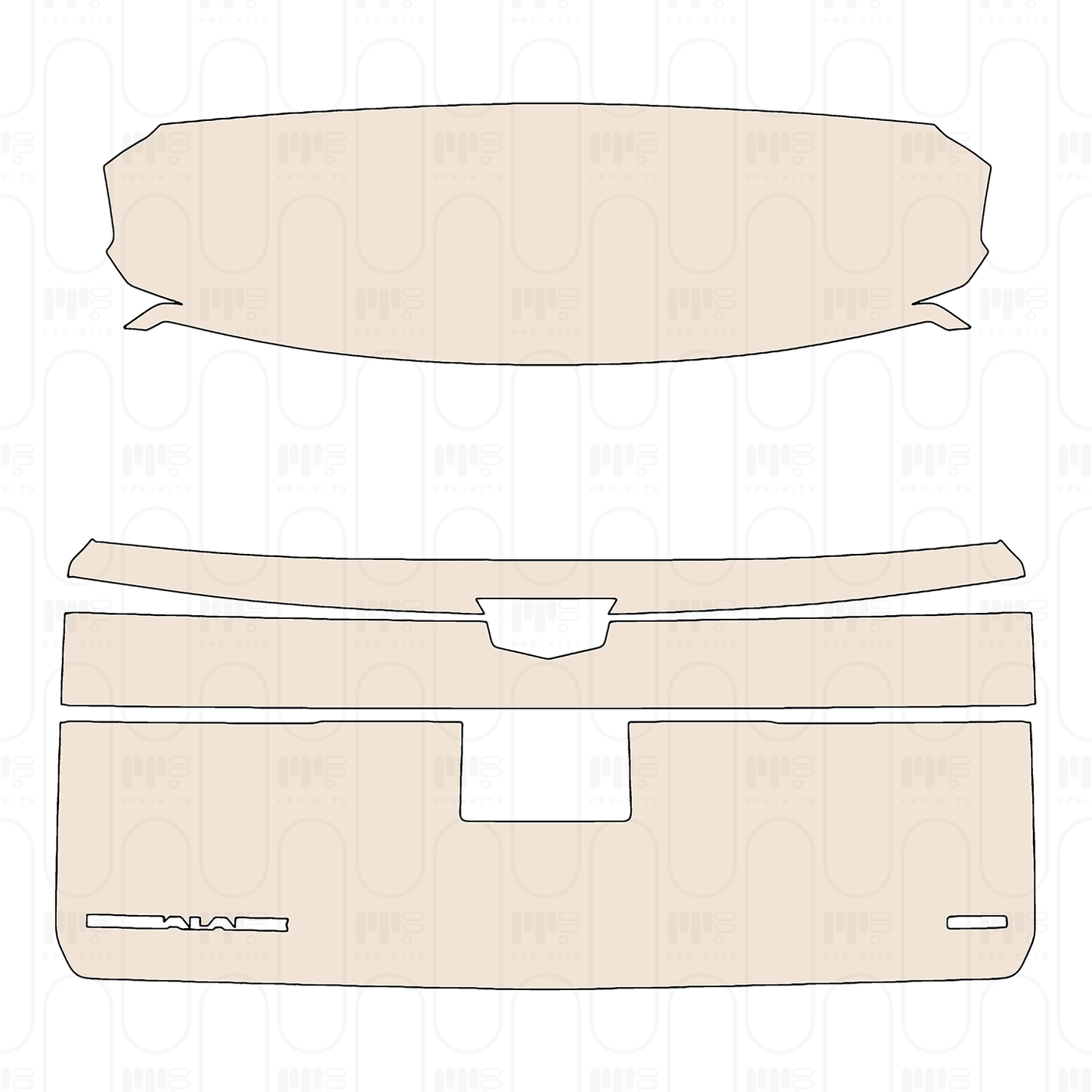 Pre-Cut PPF Cadillac Escalade ESV 2022