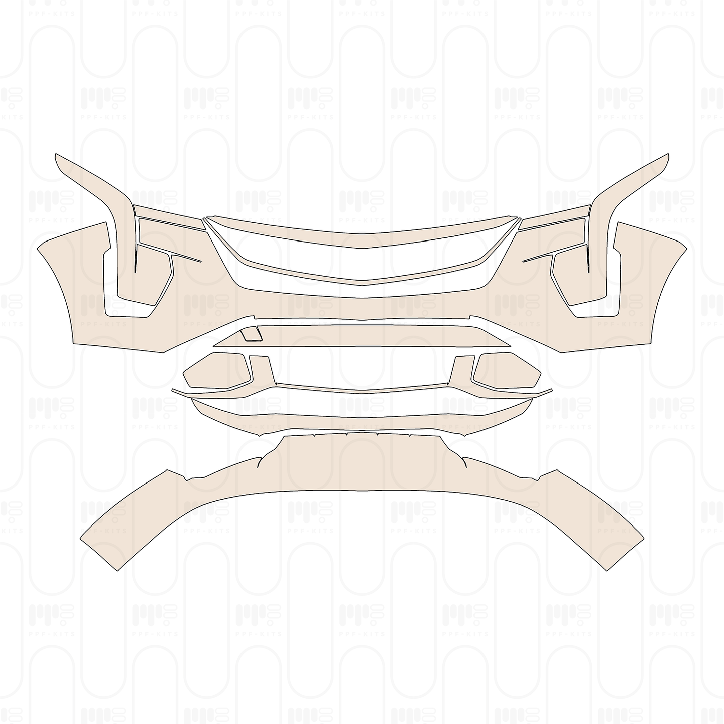 Pre-Cut PPF Cadillac XT4 2024