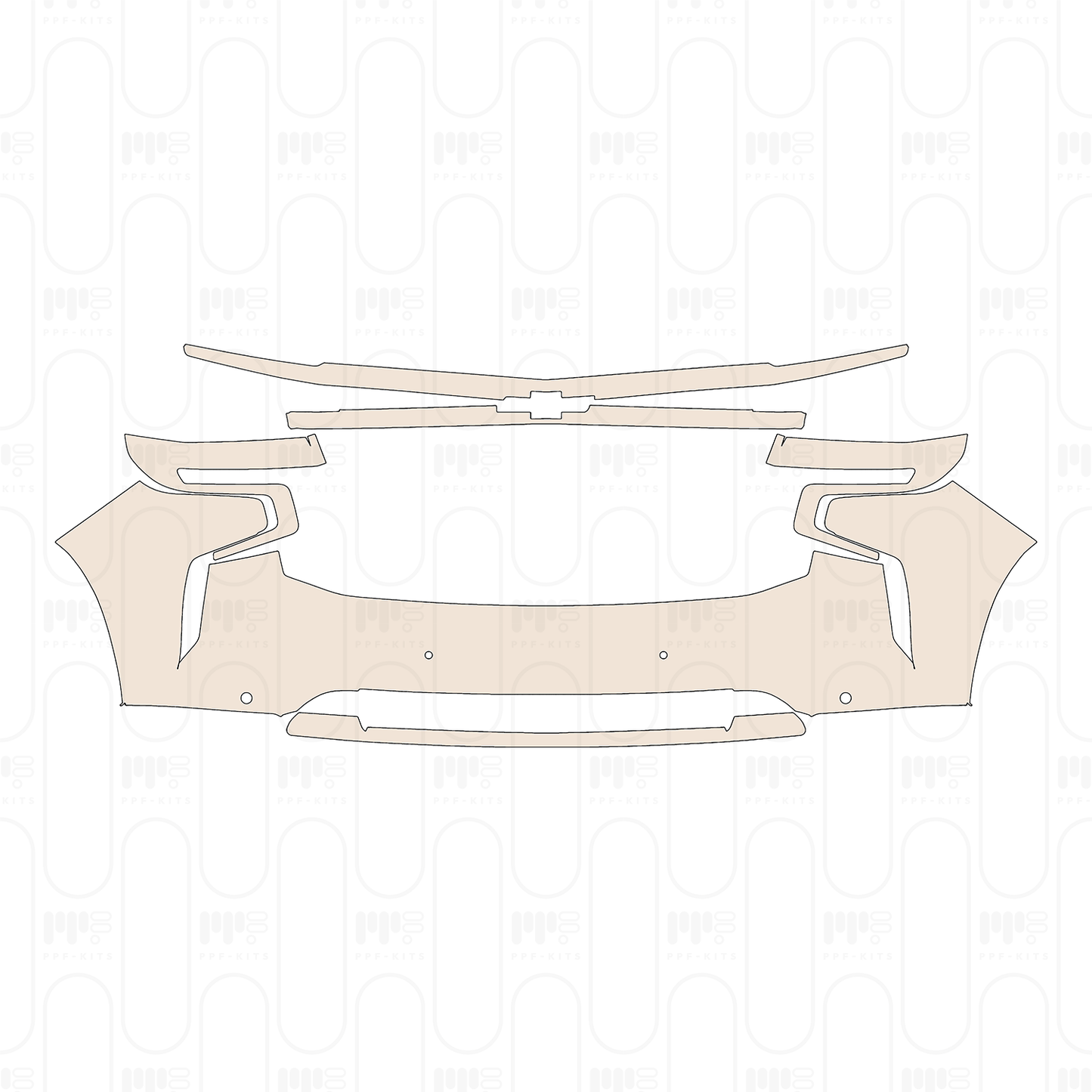 PPF precortado Chevrolet Tahoe LS 2022