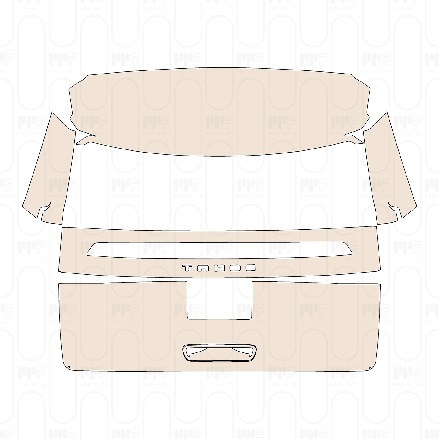 PPF precortado Chevrolet Tahoe LS 2022