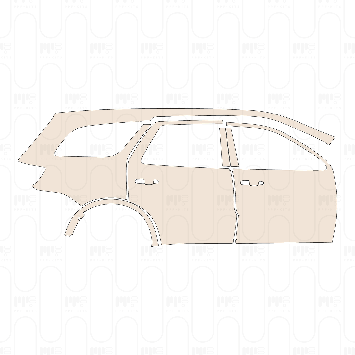 PPF precortado Dodge Durango SXT 2022