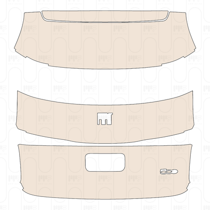 Pre-Cut PPF Fiat 500e 2 door Base Coupe 2022
