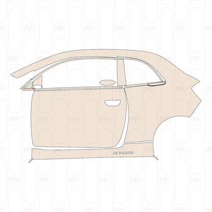 PPF precortado Fiat 500e 2 door Abarth Coupe 2022