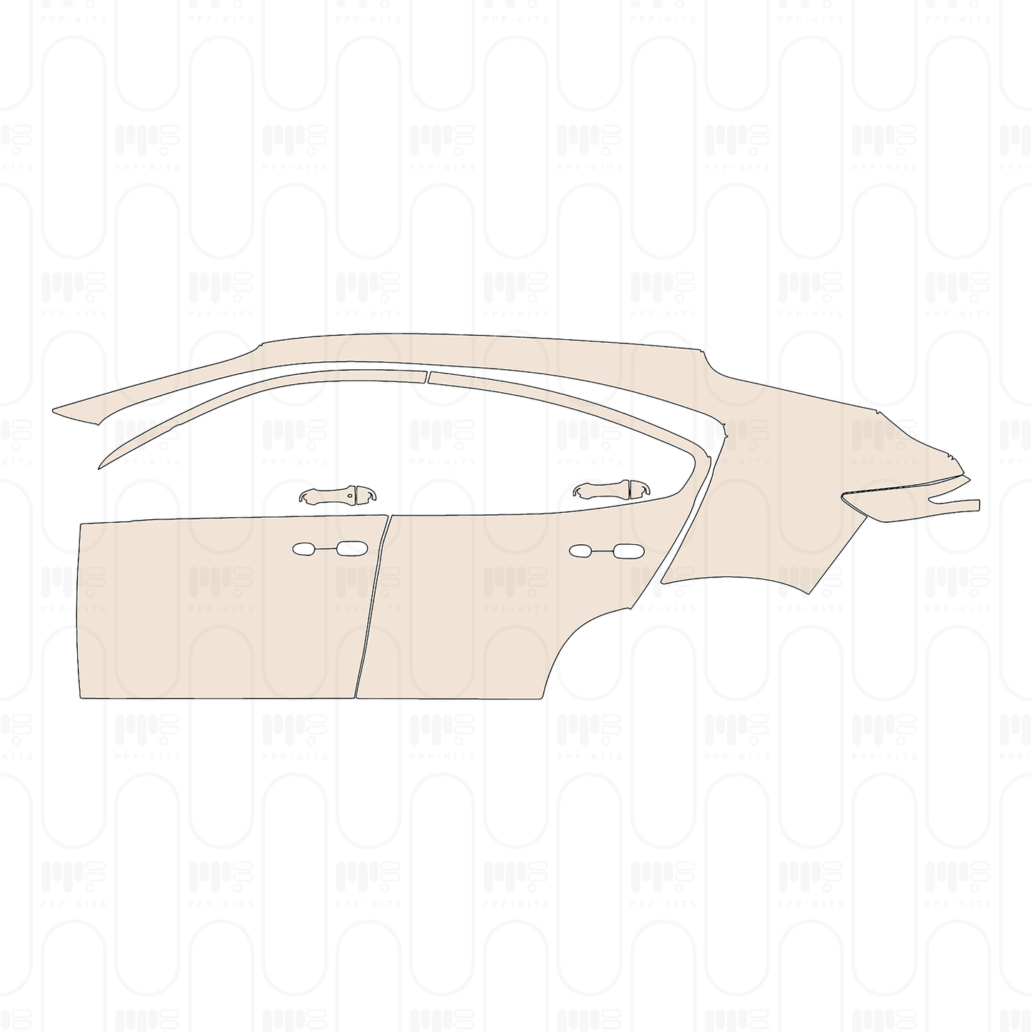 Pre-Cut PPF Fiat Fastback Base 2023