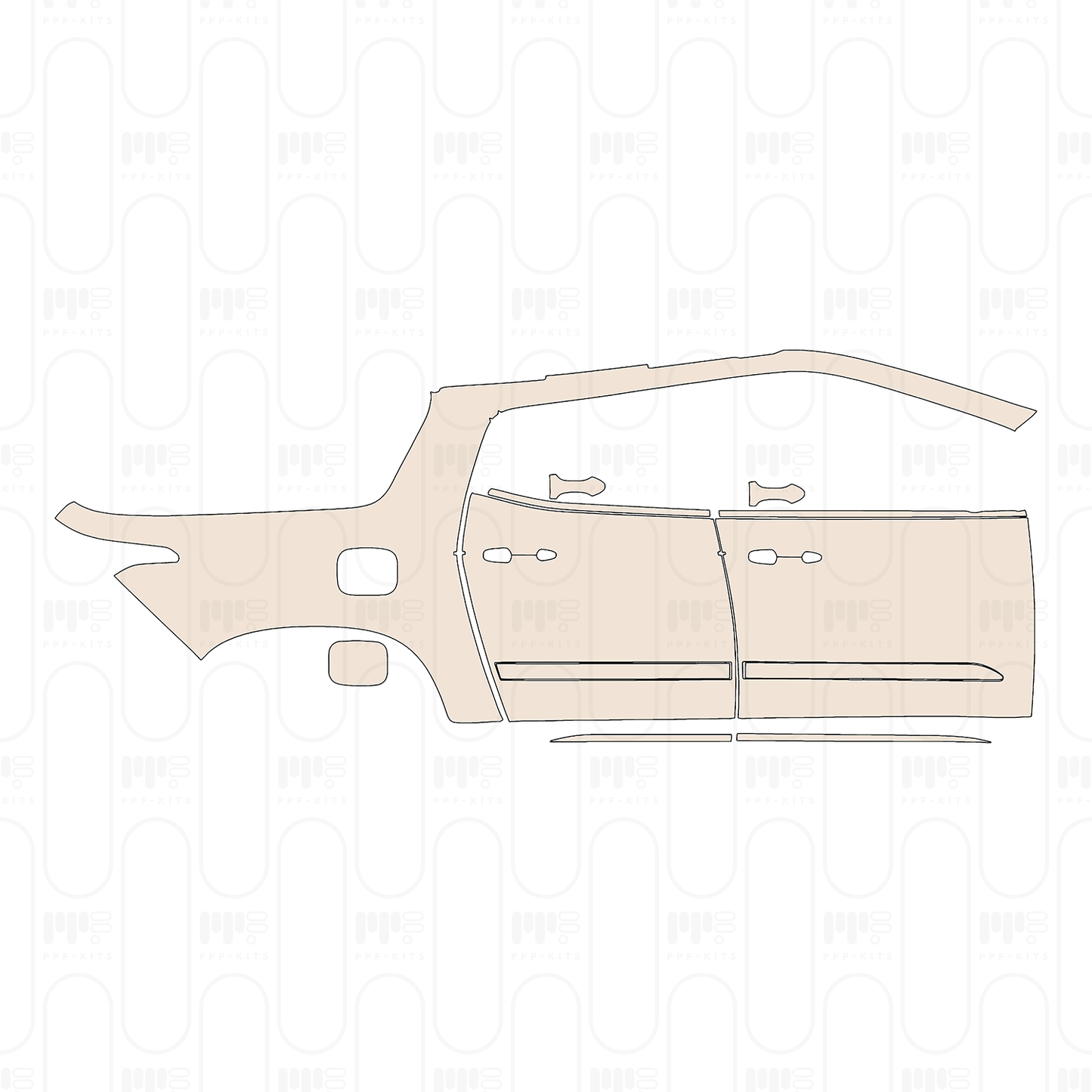 Pre-Cut PPF Fiat Toro 2023