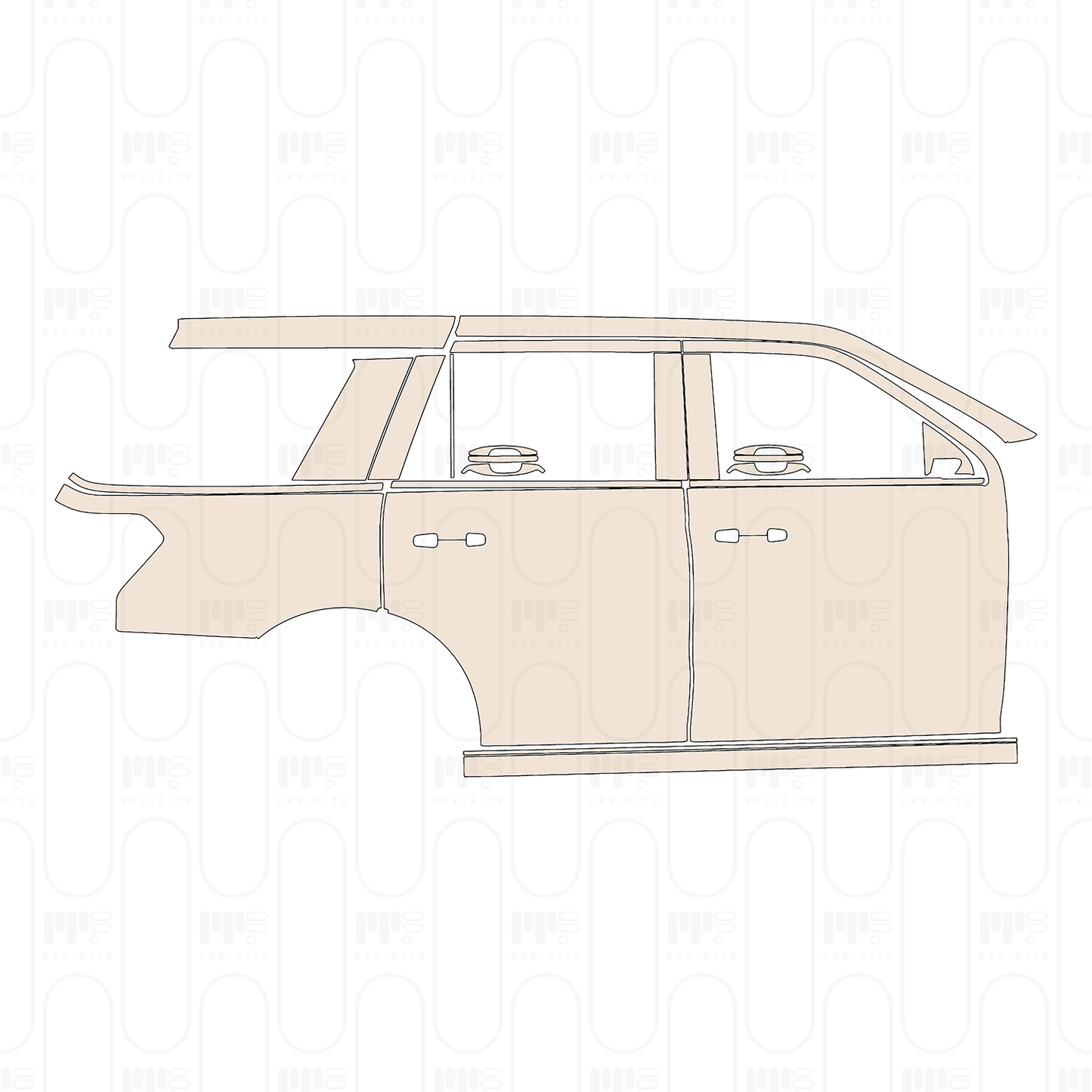 PPF precortado Ford Expedition Standard Wheelbase Platinum 2022